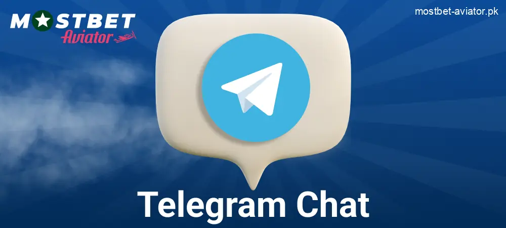 Contact via Telegram in Mostbet Aviator PK